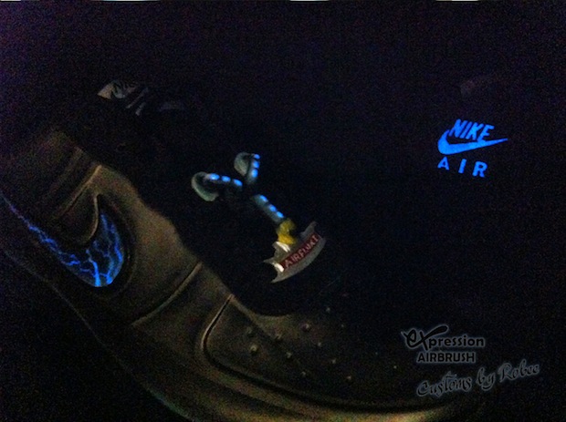Nike Bttf Delorean Air Force Custom Expression Airbrush 4