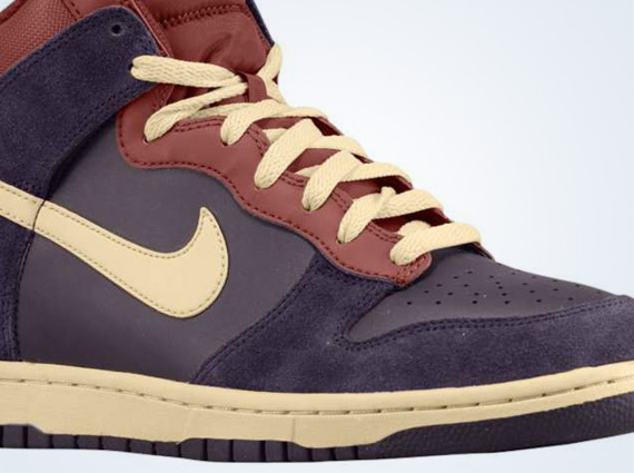 Nike Dunk High – Port Wine – Dark Team Red – Light Bone