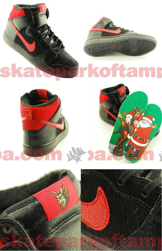 Sean Cliver X Nike Sb Dunk High Krampus 4