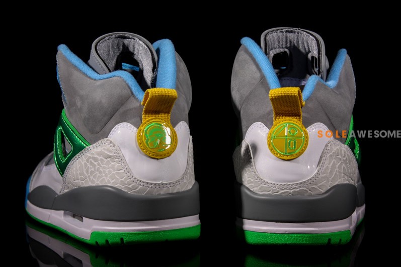 Jordan Spizike Grey Blue Green 06