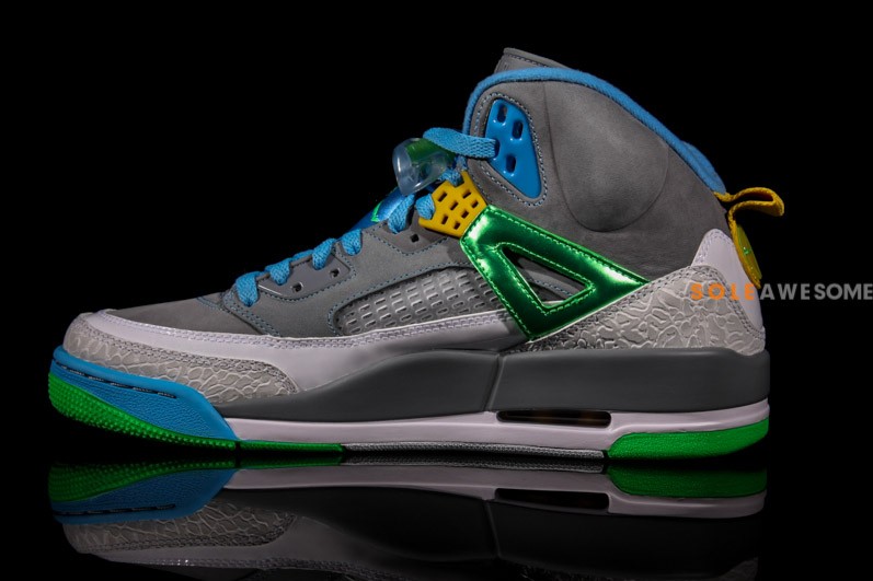 Jordan Spizike Grey Blue Green 08
