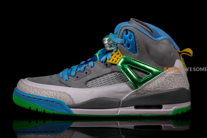 Jordan Spizike Grey Blue Green 09