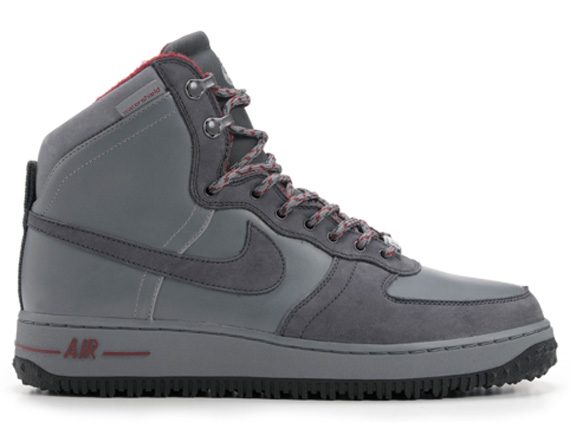 Nike Air Force 1 Deconstruct Mb Qs Cool Grey Anthracite Team Red