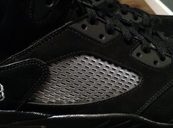 Air Jordan V "Blackout" Sample