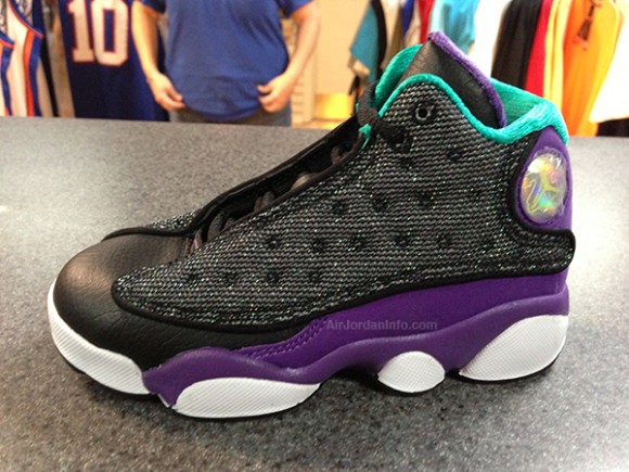 Air Jordan Xiii Gs Black Atomic Teal Ultraviolet 05