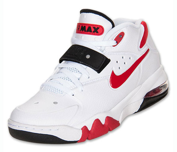 Nike Air Force Max White University Red Black 2