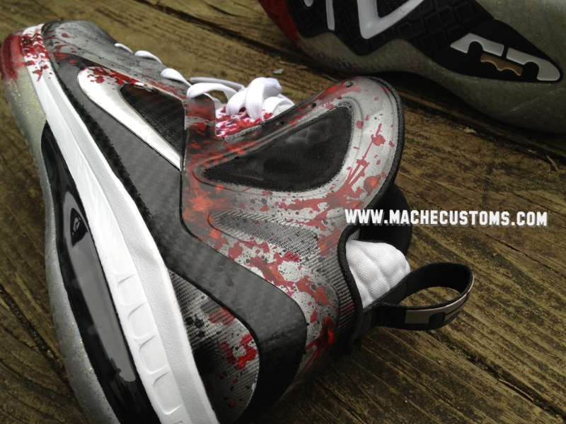 Nike Lebron 9 Elite American Psycho Custom 02