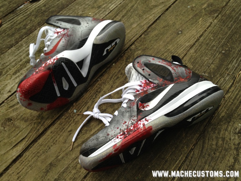 Nike Lebron 9 Elite American Psycho Custom 03