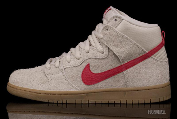 Nike Sb Dunk High Pro Birch Hyper Red 1