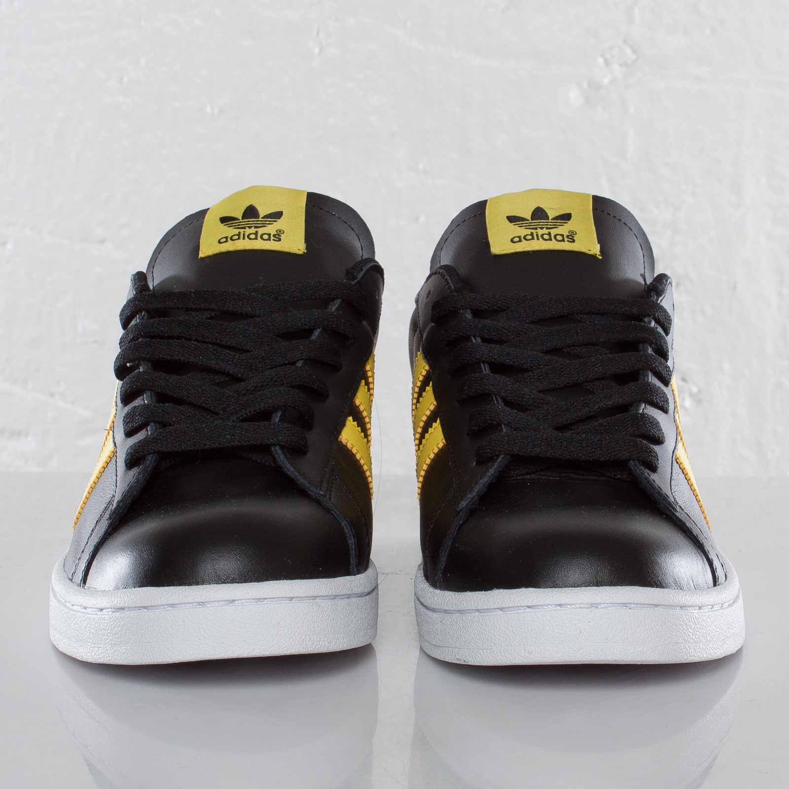 Adidas Originals Campus Ii Black Vivid Yellow 3