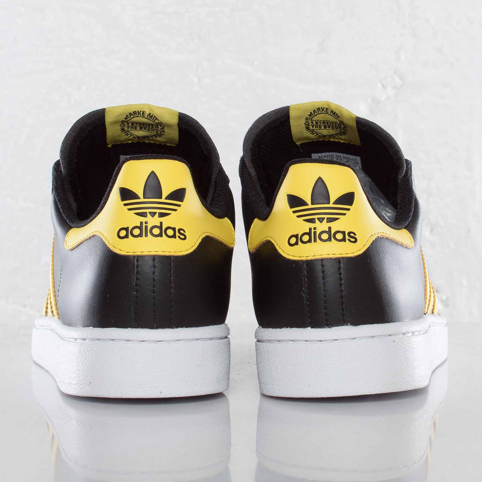 Adidas Originals Campus Ii Black Vivid Yellow 4