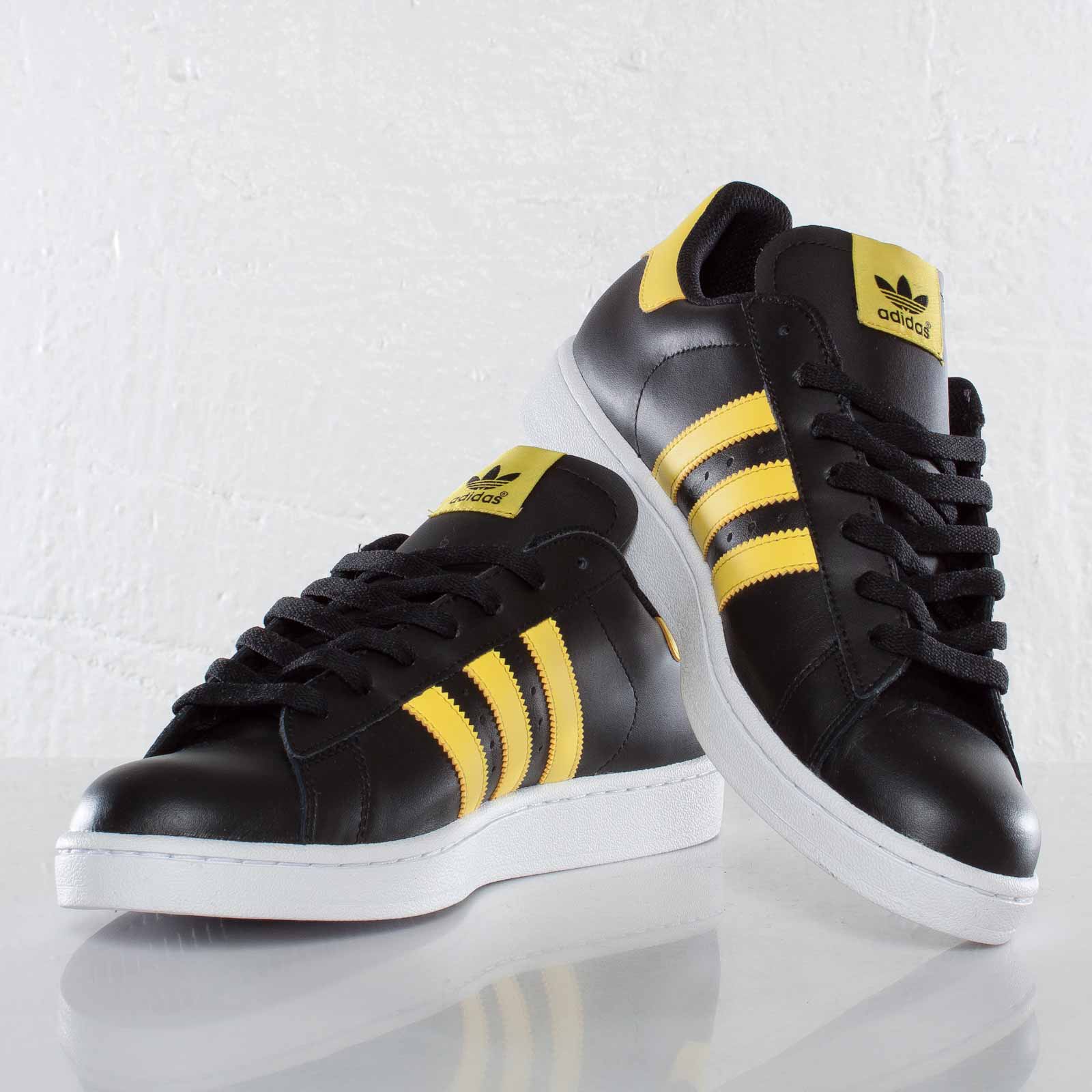 Adidas Originals Campus Ii Black Vivid Yellow 5