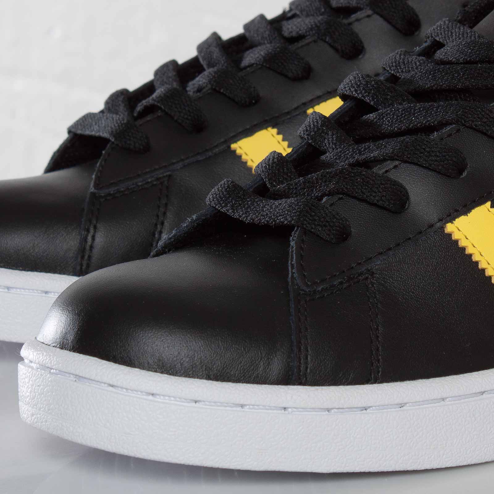 Adidas Originals Campus Ii Black Vivid Yellow 8