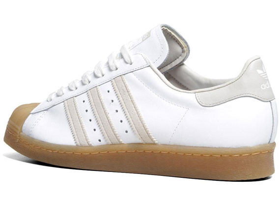 Adidas Originals Superstar 80s White Gum 4