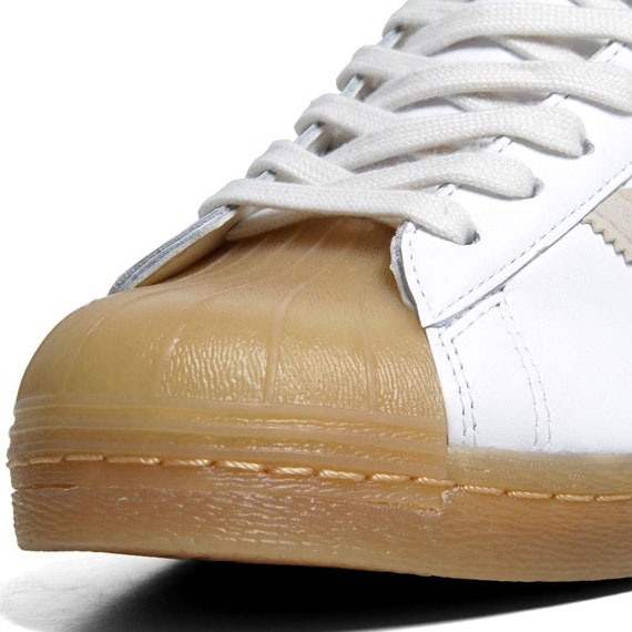 Adidas Originals Superstar 80s White Gum 5