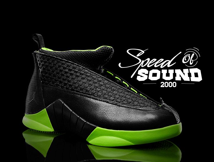 Air Jordan Xv Black Neon Green Collection