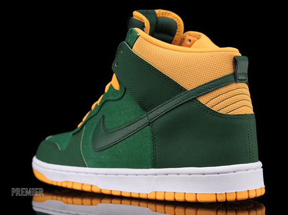 Nike Dunk High Green Org 02