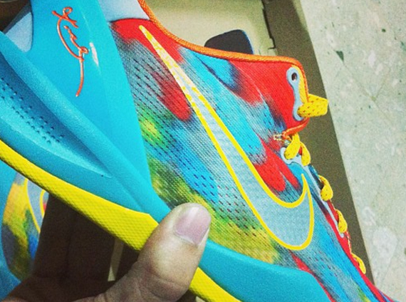 Nike Kobe 8 - Blue - Yellow - Red
