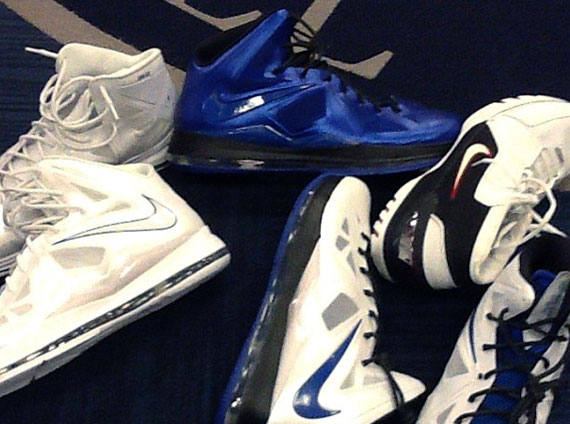 Nike LeBron X Mason Plumlee Duke PE's