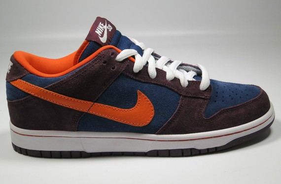 Nike Sb Dunk Low Brown Navy Orange Sample 2