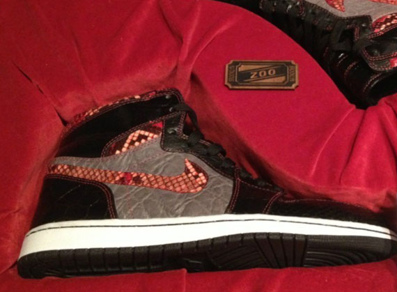 Air Jordan 1 "Brooklyn Zoo" Customs - Limited Edition Wooden Box Package on eBay