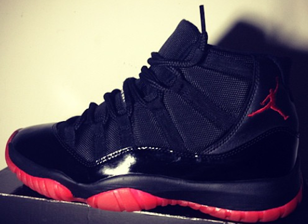 Air Jordan Xi Blacked Out Bred Customs By Noldo 02