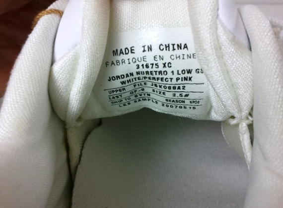 Jordan Nu Retro 1 Hearts Sample 6