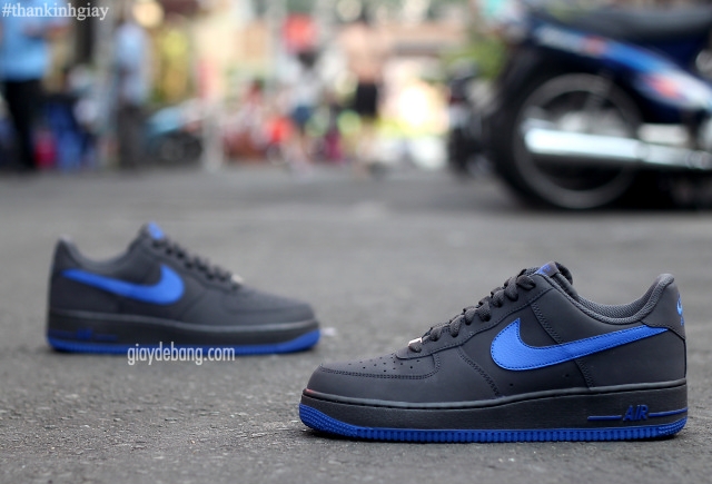 Nike Air Force 1 Low Dark Grey Royal Blue 08