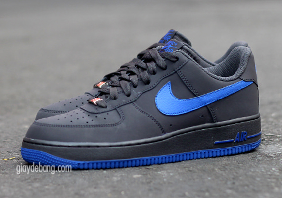 Nike Air Force 1 Low - Dark Grey - Royal Blue