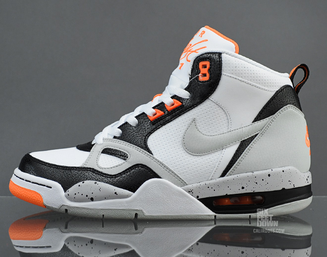 Nike Flight 13 Mid White Strata Grey Bright Citrus Black 2