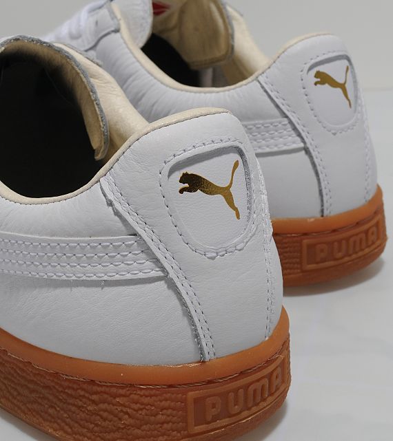 Puma Basket Classic White Gum Gold 004