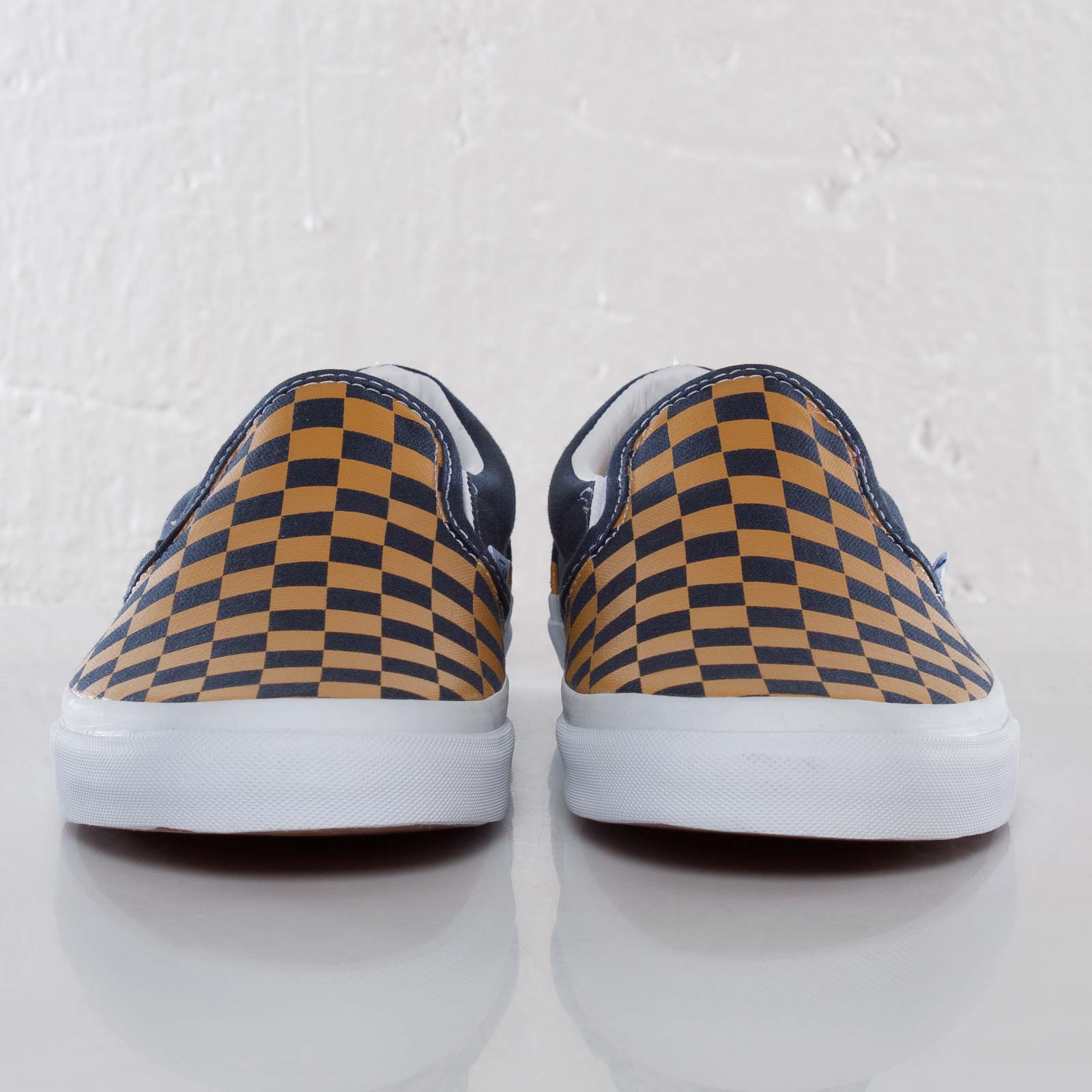 Vans Classic Slip On Dress Blue Checkerboard 3