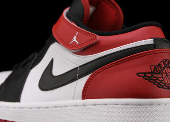 Air Jordan 1 Strap Low “Black Toe”