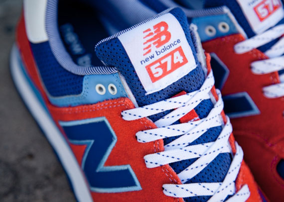 New Balance 574 "Yacht Club" - Red - Blue