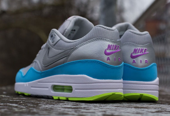 Nike Air Max 1 Fb Metallic Silver Current Blue 4