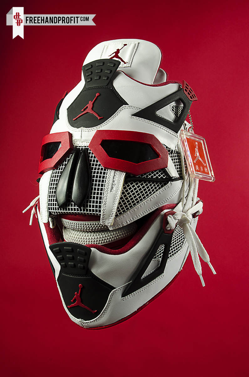 Air Jordan Iv Fire Red Gas Mask Free Hand Profit 8