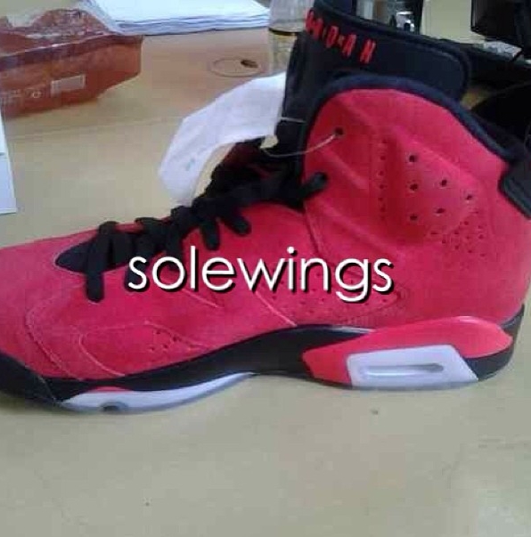 Air Jordan Vi Red Suede
