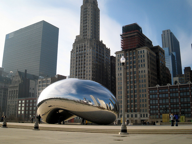 Cloud Gate The Bean Att Plaza Millenium Park Chicago