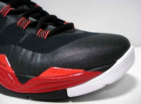 Jordan Super Fly 2 Black Bright Crimson Gym Red 12