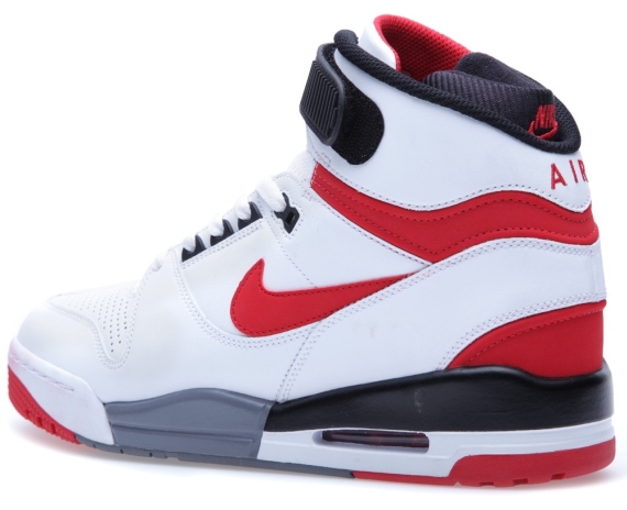 Nike Air Revolution White Red 01