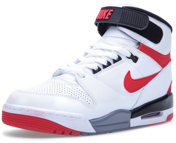 Nike Air Revolution White Red 02