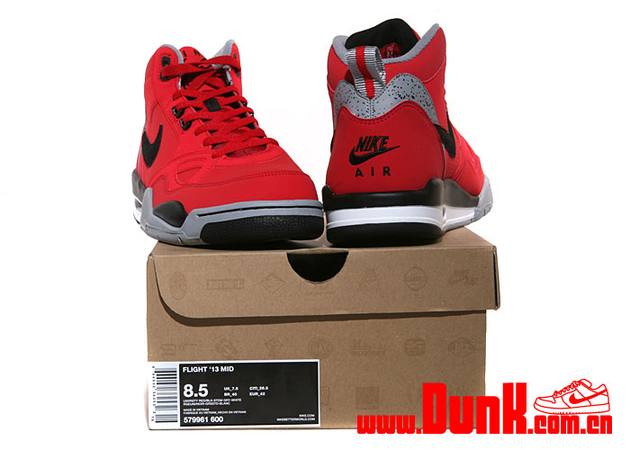 Nike Flight 13 Mid University Red 6