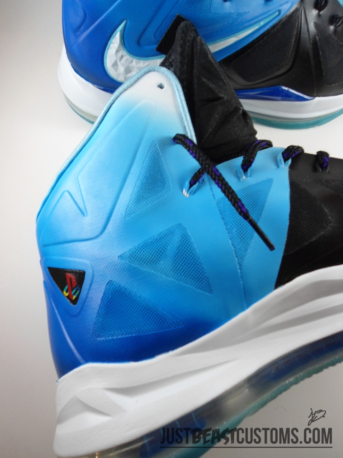 Nike Lebron X Playstation Customs 01