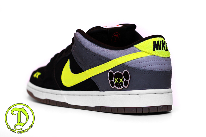 Nike Sb Dunk Low Original Fake Tribute Kaws Customs 11