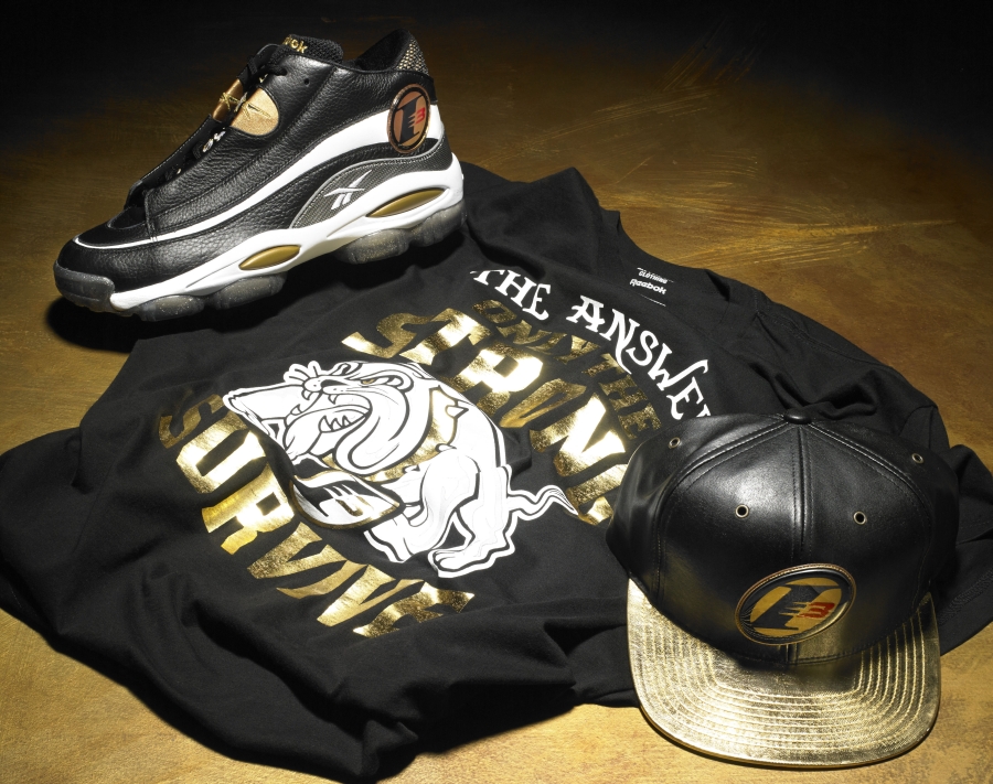 Reebok Answer 1 – Black – Gold