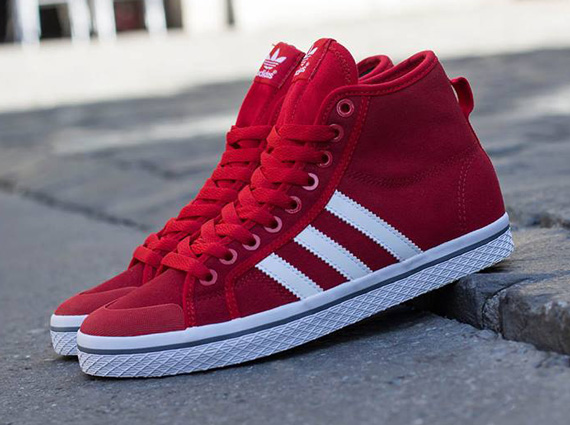 adidas Honey Stripes Mid – Red – White