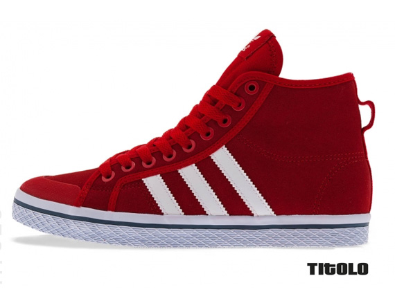 Adidas Honey Stripes Mid Red White 02