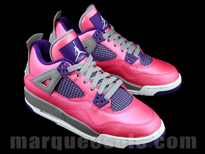 Air Jordan 4 Gs Pink Purple 04