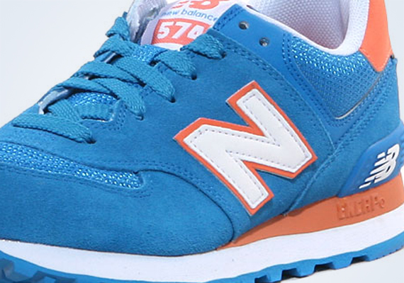 New Balance 574 - Blue - Orange