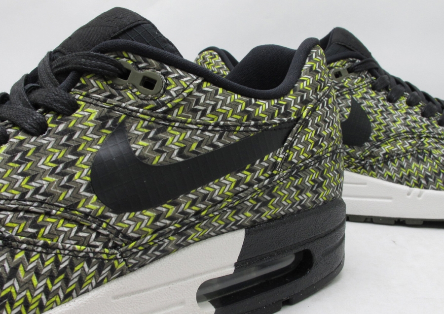 Nike Air Max 1 PRM - Cargo Khaki - Black - Sequoia